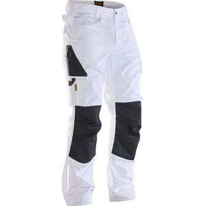 Jobman 2321 Service Trousers 65232120 - Wit/zwart - D120