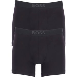 HUGO BOSS Ultrasoft boxer briefs (2-pack) - heren boxers normale lengte modal - zwart - Maat: S