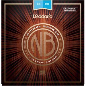 D'Addario NB1252BT Nickel Bronze - Akoestische gitaarsnaren