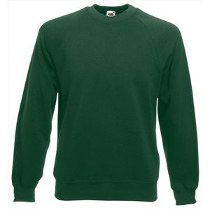 Fruit of the Loom - Classic Raglan Sweater - Donkergroen - L