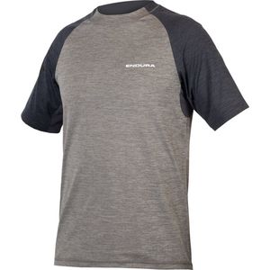 Endura Singletrack T-shirt Met Korte Mouwen Grijs XL Man