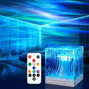 Noorderlicht Projector - Aurora Projector & Northern Lights Projector - Noorderlicht Lamp Met App & Afstandsbediening - Sterrenhemel Projector - Galaxy Lamp & Nachtlampje - TikTok Lamp - 18 Verlichtings Effecten