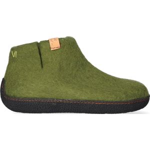 Tofvel Rabara Wolvilt Sloffen Olive Green