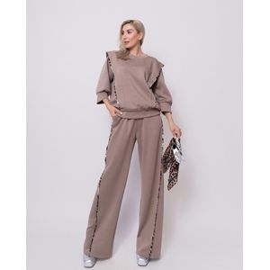 Dames Wide-Leg Broek Chastar - Taupe - XL (42)