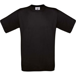 B&C Exact 150 Heren T-shirt Black Maat L (onbedrukt - 5 stuks)