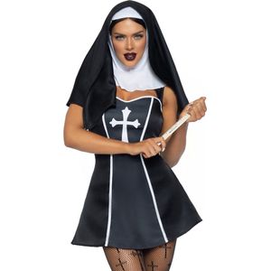 Leg Avenue - Naughty Nun Costume - M - Zwart