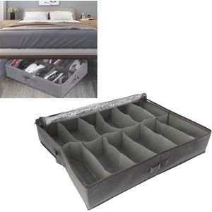 Opbergdoos Onder Bed - Ruimtebesparende Organizer voor Schoenen met Transparante Deksel