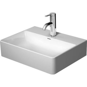 Duravit DuraSquare Fontein Geslepen 45x35 cm Wit WonderGliss  zonder kraangat