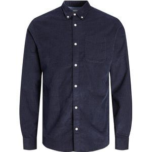 Jack & Jones Overhemd Jjeclassic Cord Shirt Ls Sn 12235981 Navy Blazer Mannen Maat - L