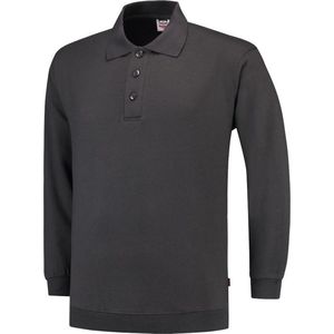 Tricorp casual Polo/Sweater boord - 301005 - Donkergrijs - maat XXL