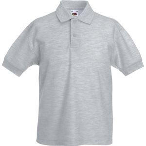 Fruit of the Loom Kinderen/Kinderen Unisex 65/35 Pique Polo Shirt (Heather Grijs)