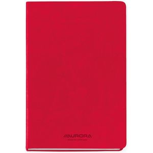 Notitieboek aurora capri a5 192blz lijn 80gr rood | 1 stuk