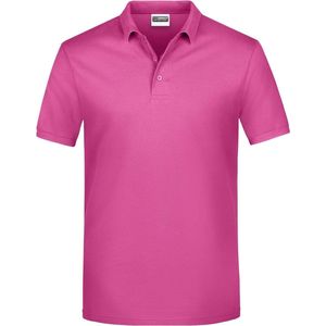 James And Nicholson Heren Basis Polo Shirt (Roze)