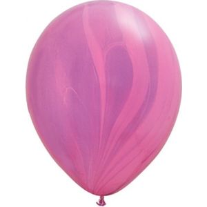 ballonnen rond pink agate 2st