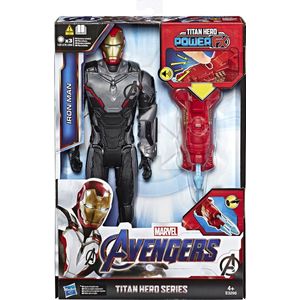 Hasbro Marvel Avengers: Endgame Iron Man Titan Hero Inclusief Power FX- Actiefiguur 30 cm - Italiaans