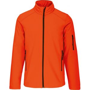 Jas Heren XXL Kariban Lange mouw Fluorescent Orange 95% Polyester, 5% Elasthan