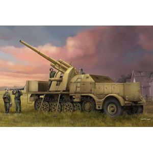 1:35 Trumpeter 09577 Schwerer Zugkraftwagen 18 t - with 8.8 cm Flak Plastic Modelbouwpakket