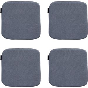 Madison - Zitkussen Manchester denim grey - Ca. 40x40 cm - Set van 4