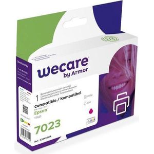 Wecare Gereviseerde inktjet cartridge T7023, één pakket, 1850p, magenta, compatibel met EPSON T7023