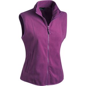 James and Nicholson Vrouwen/dames Microfleece Vest (Paars)