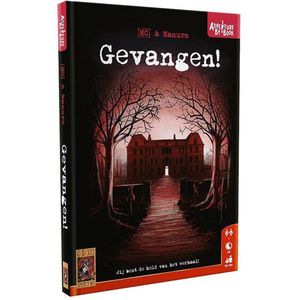 999 Games Adventure by Book: Gevangen! - Actiespel - 16+ | Thriller voor spelers met stalen zenuwen | 1 speler | 75 minuten speelplezier