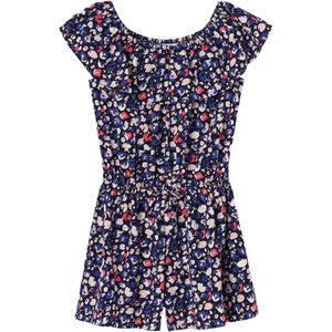 NAME IT NKFVINAYA SS PLAYSUIT FFFFF NOOS Meisjes Jumpsuit - Dark SapphirePrint:Leo - Maat 122