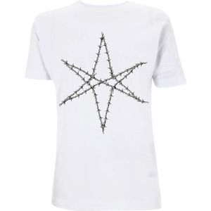 Bring Me The Horizon - Barbed Wire Heren T-shirt - S - Wit