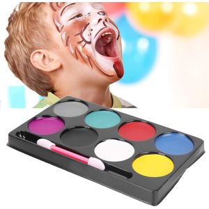 Royala - Schmink Set - 8 kleuren - Greasepaint - Halloween - Vetschmink - Voor festivals en themafeesten