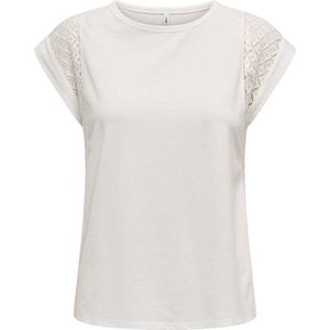 ONLY - ONLBECCA O-NECK LACE TOP CS JRS - Meisjes - Blouses