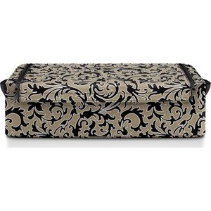 Reisenthel Storagebox Low Opbergbox - 34L - Baroque Marble Zwart