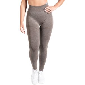 Smilodox Dames shapet fit leggings batik scrunch - zandloper silhouet met scrunch pushh effect