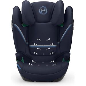 Kinderstoel Auto - Autostoel - Kinderzitje - Zitverhoger - Autozitje voor 3 jaar of Ouder - Donker Blauw