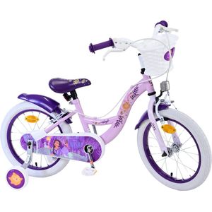 Disney Wish Kinderfiets - Meisjes - 16 inch - Paars - Twee handremmen