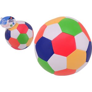 Johntoy Zachte Bal Happy World 15 Cm Multicolor