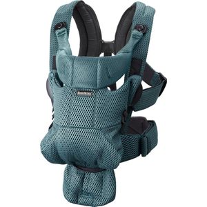 BabyBjörn Draagzak Move - 3D Mesh - Saliegroen - Buikdrager – Ergonomisch – Extra lendesteun - Ademend