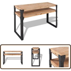Wandtafel massief acaciahout 120x40x85 cm Wandtafel - Industrieel - Acacia Hout - Vintage - Consoletafel