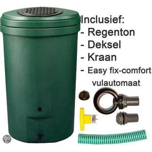 Regenton Harcostar Magnum 350L + gratis kraan en Easy fix comfort.