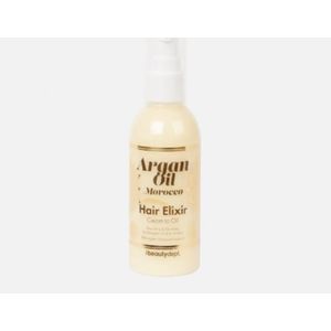 The Beauty Dept Argan Oil Haarelixer 100 ml - Met Marokkaanse Arganolie - Hair Elixir Cream to Oil - Haarcrème - Haarolie