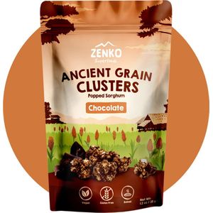 Ancient Grain Clusters - Chocolate (Better than popcorn!) 24 x 35g