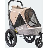 InnoPet Sporty Evolution - Hondenfietskar - Latte - 88x63x106.5cm