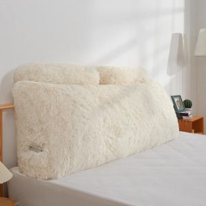 Goodivery ® Comfortabele Driehoekige Rugsteun Kussen voor Leesplezier en Ontspanning in Bed