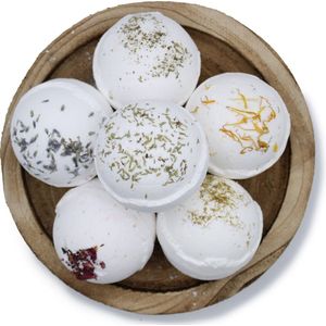 Prohobtools - Himalaya Zout Bruisballen - XXL Bruisballen voor in Bad - 6 stuks x 180 gram - 100% Biologisch