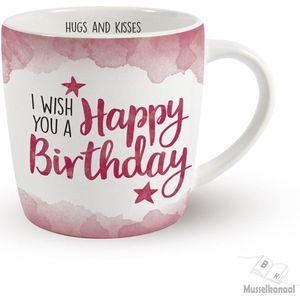 Koffie - Mok - Happy Birthday - Snoep - ""Speciaal voor jou