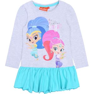 Grijs-mint meisjes tuniek - Shimmer & Shine / 128