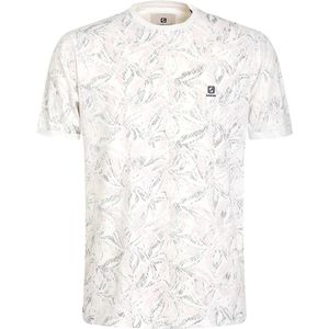 Gabbiano T-shirt T Shirt Allover Print 154915 102 Ecru Mannen Maat - XL