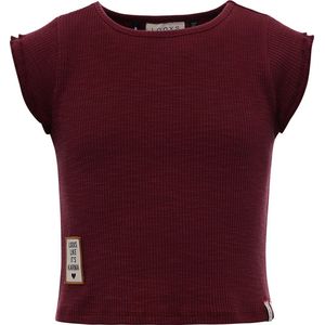 LOOXS 10sixteen 2213-5480-275 Meisjes T-Shirt - Maat 176 - wine van 35% Cotton 65% Polyester