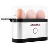 Gastroback Design Mini eierkoker 3 eieren 350 W Zwart, Roestvrijstaal