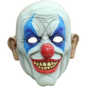 Partychimp Killer Clown Scary Clown Happy Volledig Hoofd Masker Halloween Masker voor bij Halloween Kostuum Volwassenen Carnaval - Latex - One size