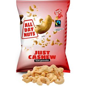 All Day Nuts - Just Cashew - 10 x 50 gram - Cashewnoten - Gezonde Noten - Fairtrade