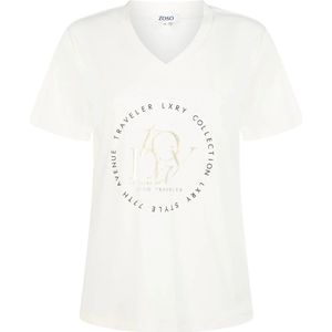 Zoso T-shirt Selma Tops 244 1200 Ivory Dames Maat - S